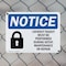 Signmission Lockout Tagout Setup Maintenance Repair, 14 in W x Rectangle, Plastic OS-2PACK-NS-P-1014-L-15907 - alternate 3